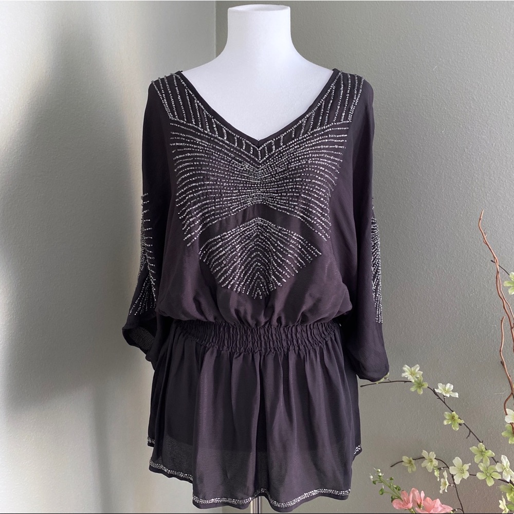 New! Romeo & Juliet Couture Beaded Tunic